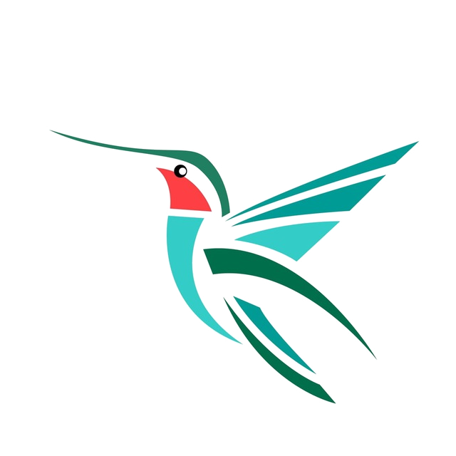飞鸟云蜂鸟 Logo